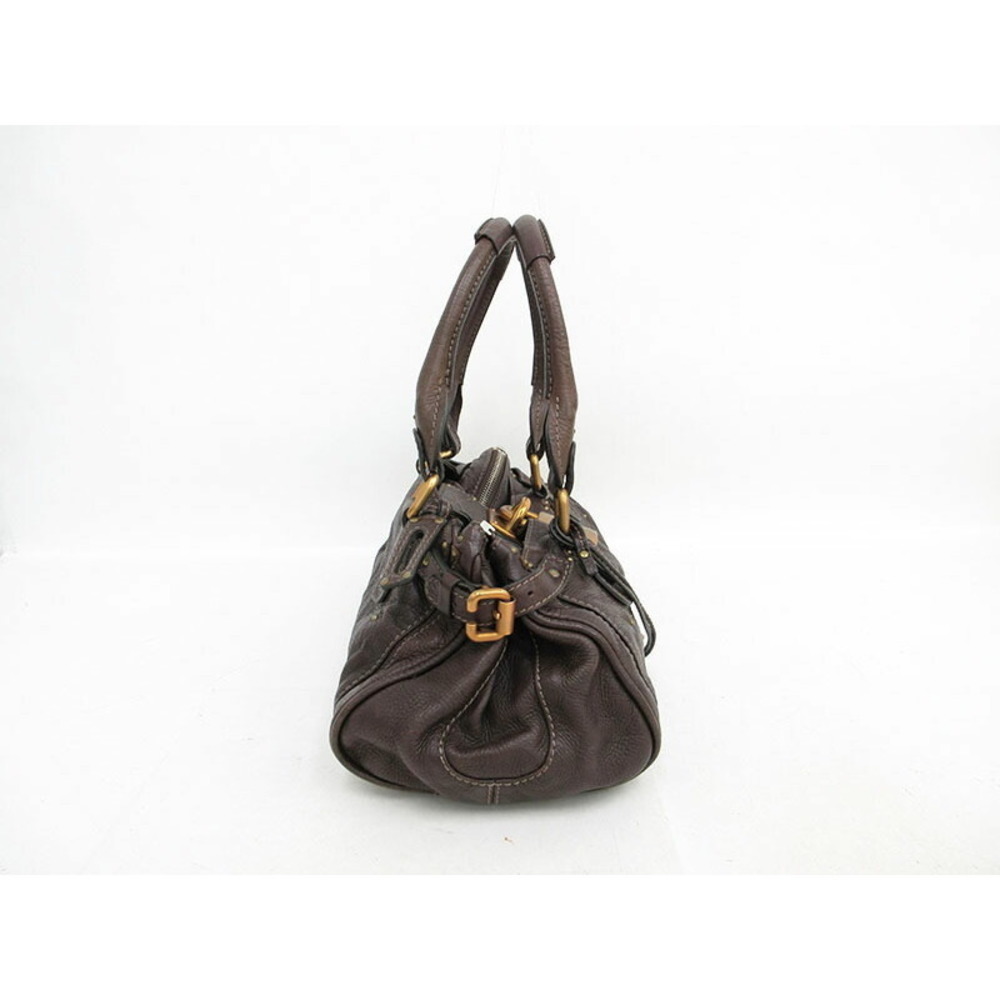 Chloe Paddington Shoulder Bag Tote Brown Leather - Picture 3 of 9